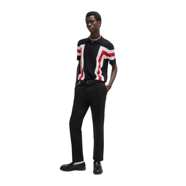 Hugo Mens Zeebo Regular Trousers - Black - 