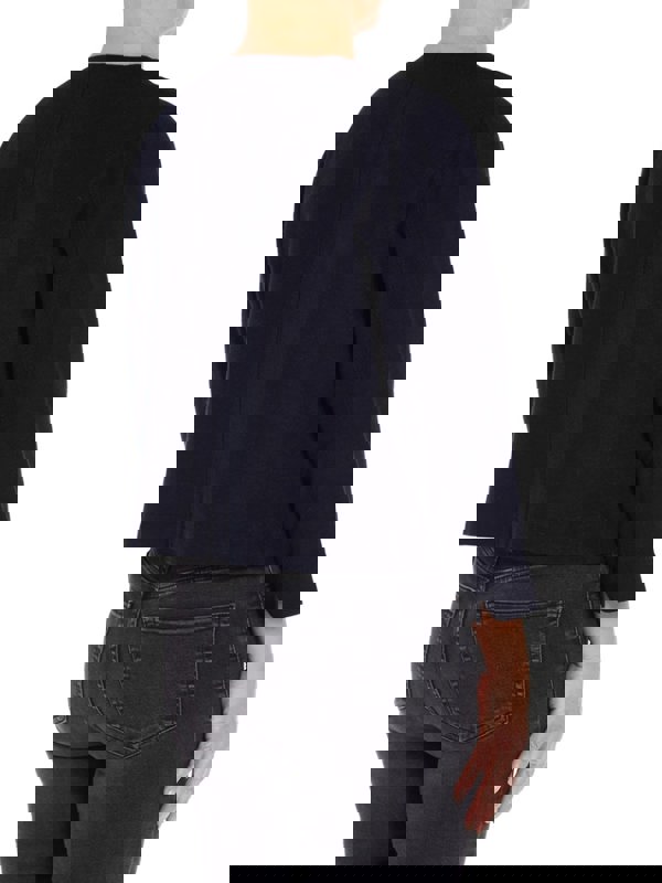 PennyPlain Navy Crop Jacket