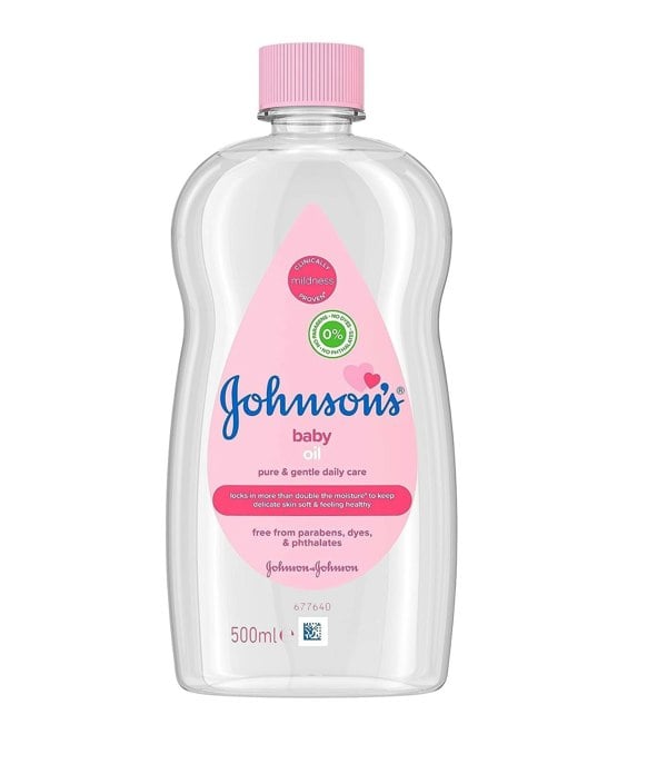 Johnson's Johnsons Baby Oil 500ml Pack of 6