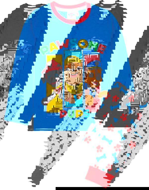 Paw Patrol Boys Blue Long Sleeve Long Leg Pyjama Set