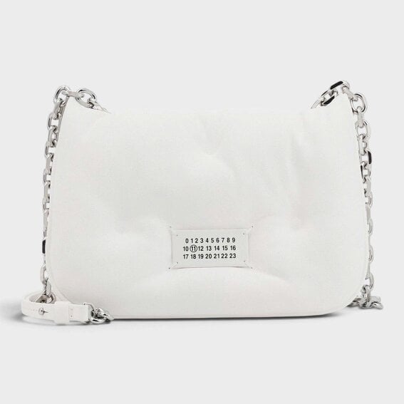 Maison Margiela Glam Slam Small Flap Bag White