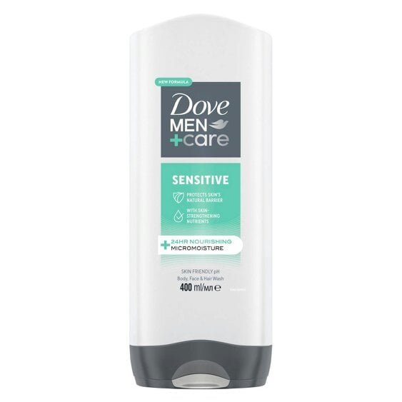 Dove Men+Care Sandalwood + Vanilla 3-in-1 Hair, Face and Body Wash 6x400ml