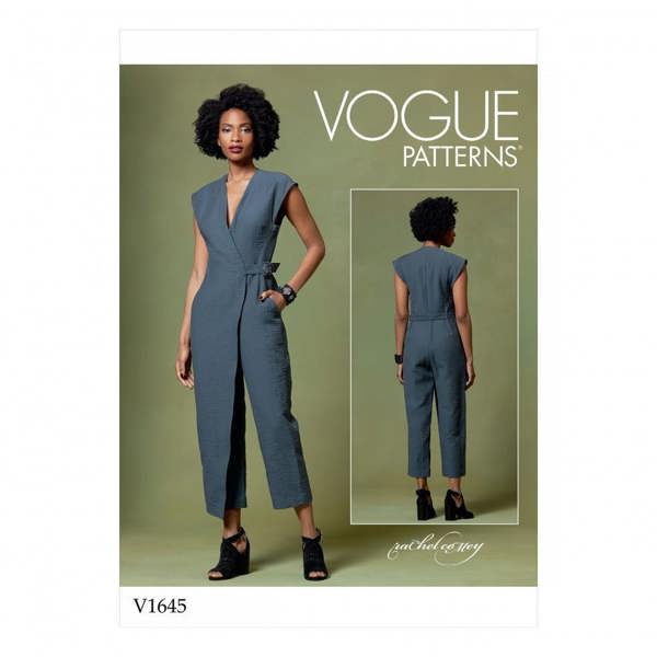 Vogue Sewing Pattern 1645, Jumpsuits for Women, Y (XSM-SML-MED) - Advanced