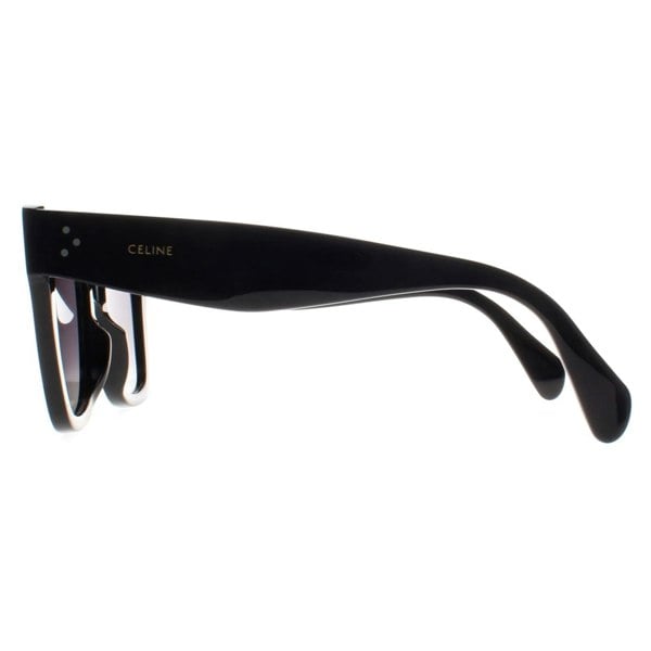 Celine Sunglasses Catherine CL4004IN 01D Shiny Black Smoke Polarized