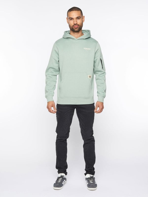 Duck and Cover Lewys Hoodie - Sage