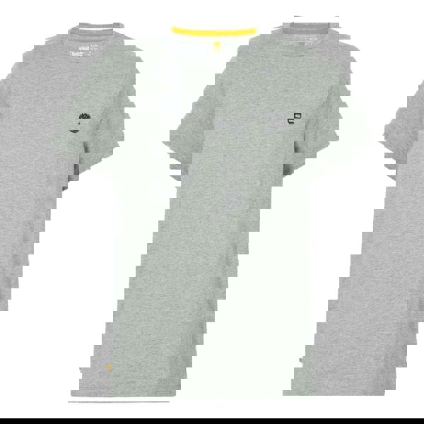 Timberland Mens Oyster River Logo Short-Sleeved T-Shirt - Grey - 