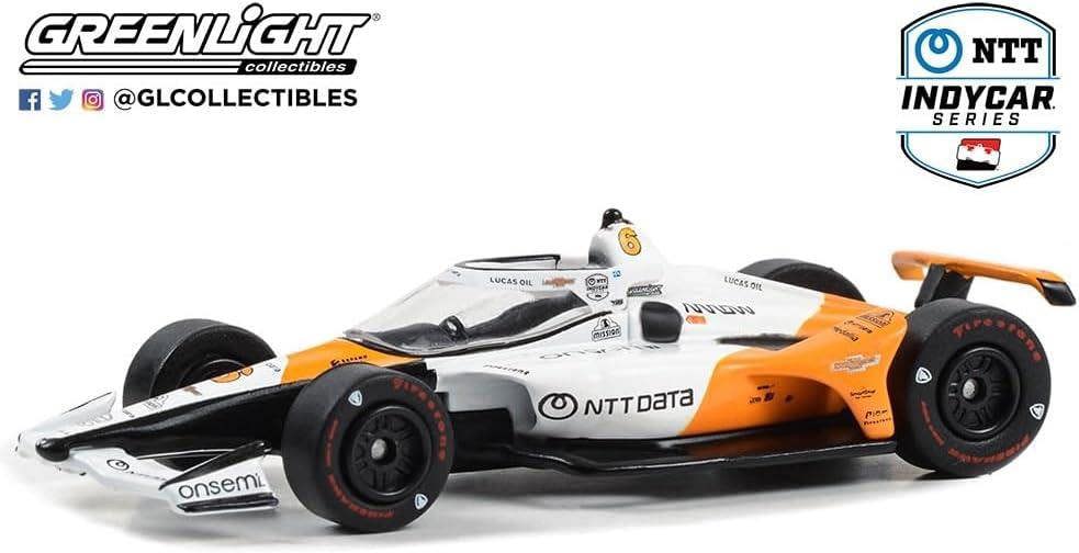 MCSlots Felix Rosenqvist #6 2023 Indy Arrow McLaren 60th Ann Triple Crown 1:64 Greenlight 11583