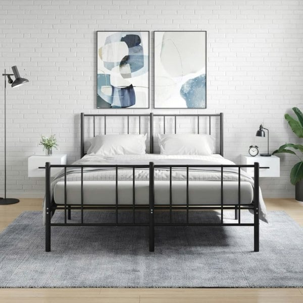 Berkfield Wall-mounted Bedside Cabinets 2 pcs White 35x35x20 cm
