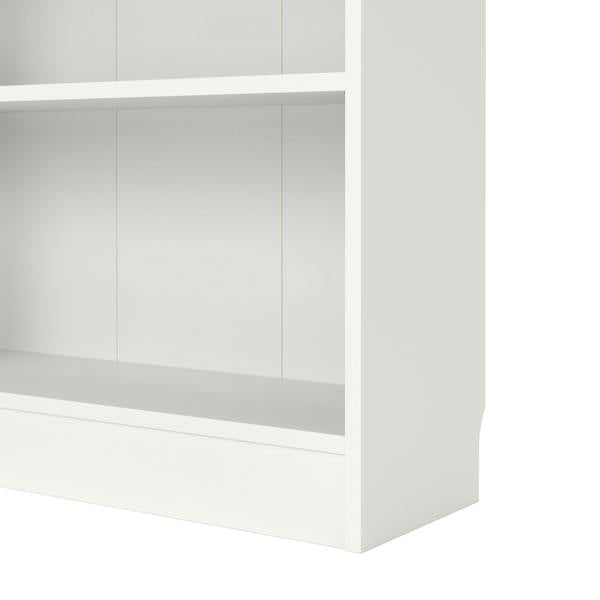 Furniture To Go Basic Tall Wide (4 Shelves) 4 Door Combination Unit in White