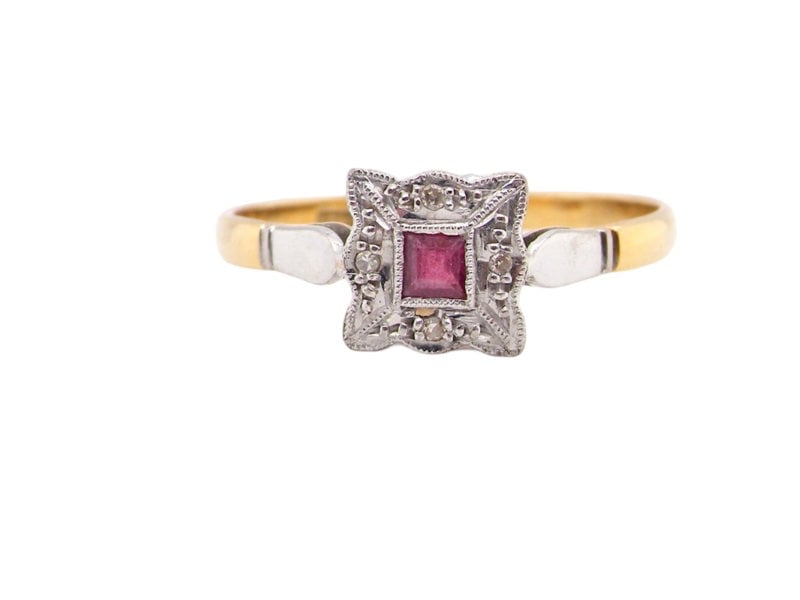 Vintage Tom A vintage Ruby and Diamond ring