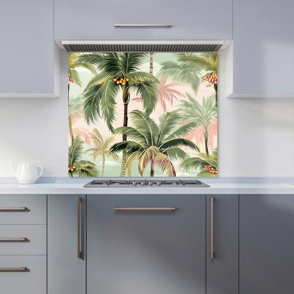 Warren Reed - Designer Palm Trees Pattern Kitchen Splashback