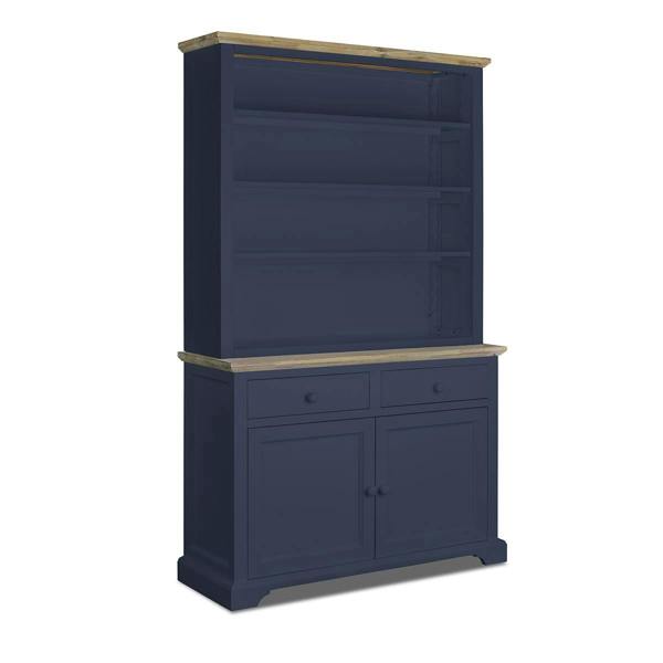 Statement Furniture Florence Display Cabinet with Height Adjustable Shelves and Cupboard