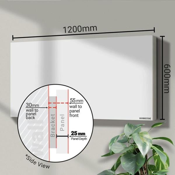 Mirrorstone Heating Mirrorstone 900W Pro Infrared Heating Panel With Remote