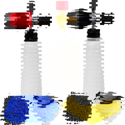 ProKleen Pro-Kleen Karcher K Series Compatible 1 Litre Snow Foam Lance with Microfibre Cloth and Mitt