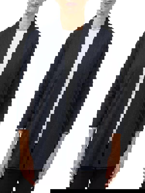 PennyPlain Long Line Cardi - Navy