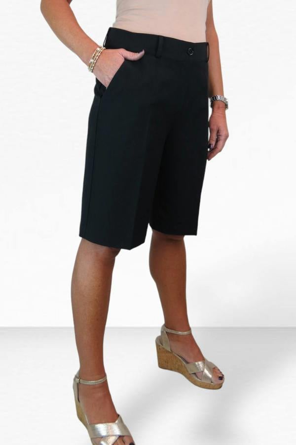 Paulo Due Women's Smart Pleated Tailored Shorts