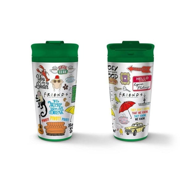 Friends Icons Travel Mug - Multicoloured