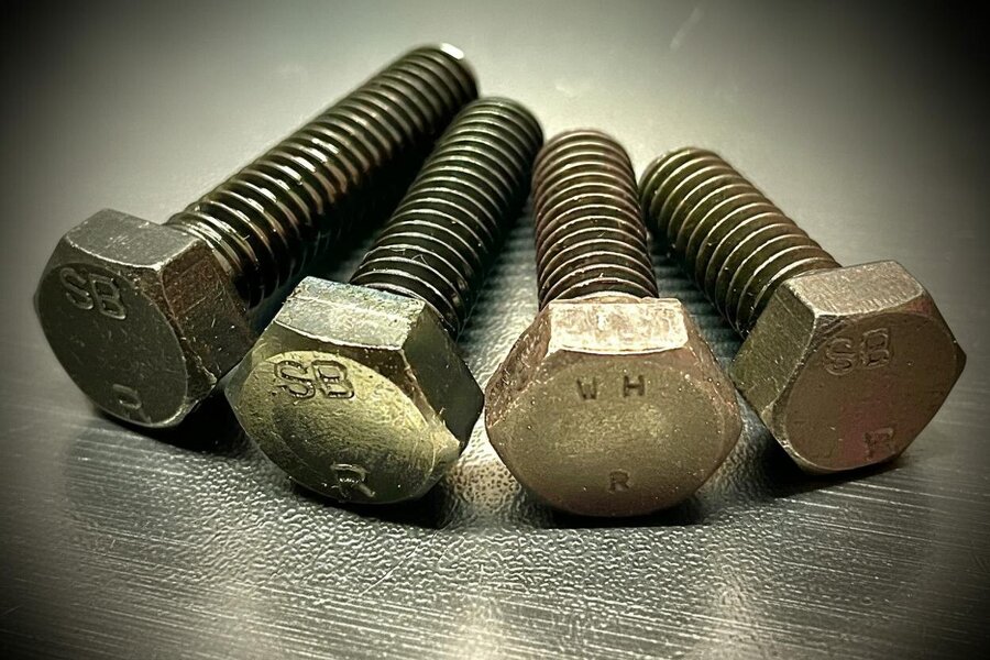 Fixaball 1/4" BSW Whitworth Hex Set Screw Bolt High Tensile 8.8 Self Colour