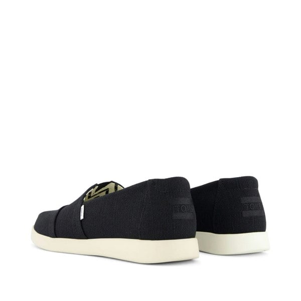 TOMS Alpargata Plus Heritage Canvas Women's Black Espadrilles