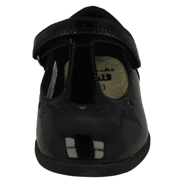 Clarks Girls Clarks Smart T-Bar School Shoes Magic Step Lo