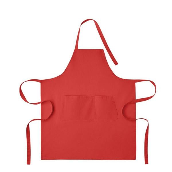 MidOcean Gamma Organic Cotton Bib Apron - Red - 