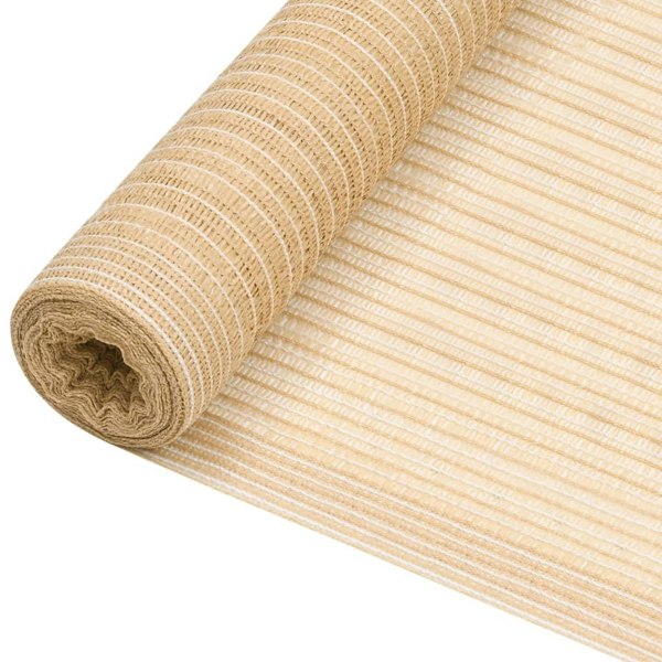 Berkfield Privacy Net Beige 1x25 m HDPE 75 g/m�__