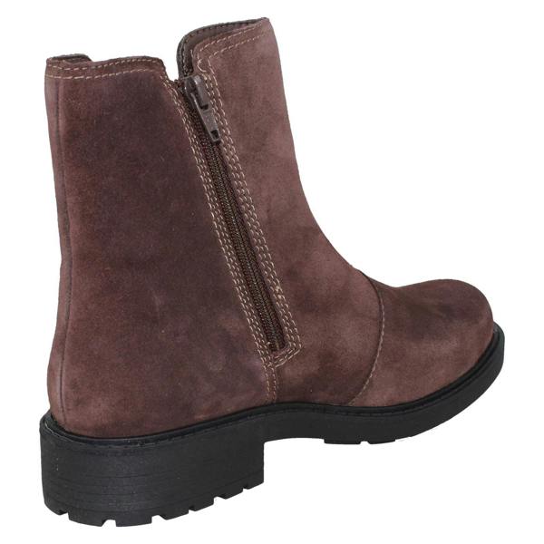 Clarks Ladies Clarks Casual Zip Chelsea Ankle Boots Opal Sky
