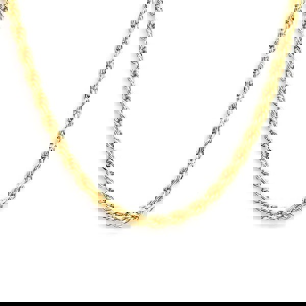 Say It With Rope Necklace - Yellow Gold Plated