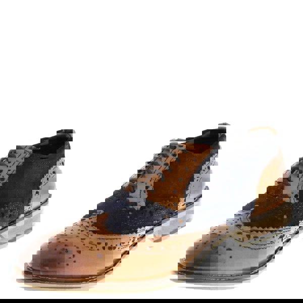 Frank James Redford Mens Leather Lace Up Wingtip Formal Gatsby Evening Brogue Shoes