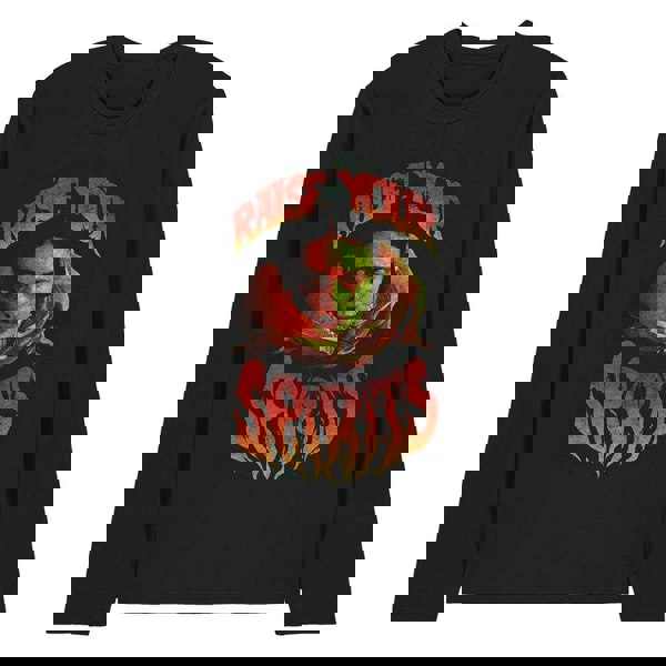 Stranger Things Unisex Adult Raise Your Spirits Long-Sleeved T-Shirt - Black