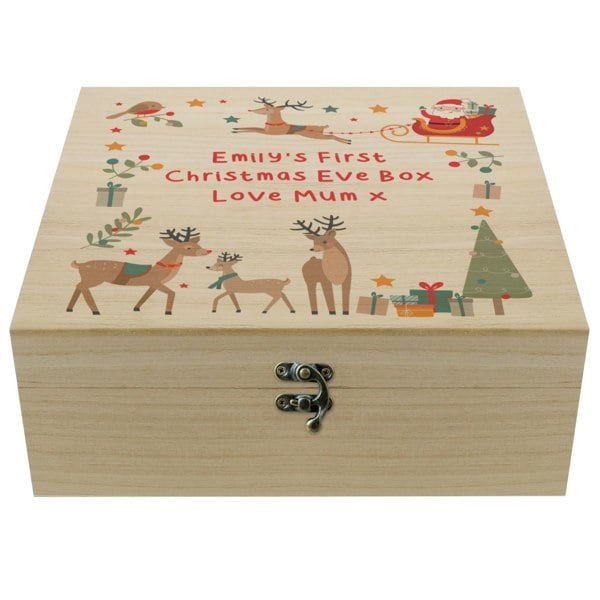 Personalised Memento Company Personalised Santa & Reindeer Christmas Eve Box