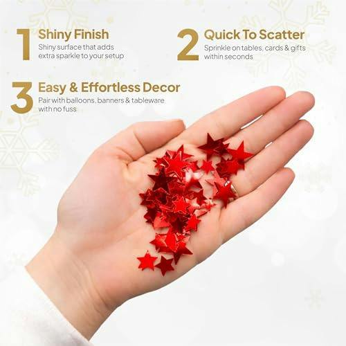 14g Purple Star Confetti Table Scatter for Birthday Parties, Weddings and Festive Events image 7