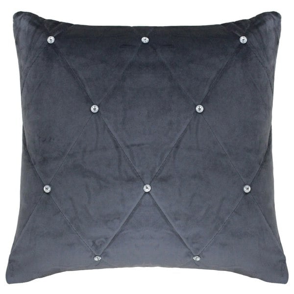 Riva Home Diamante Cushion Cover - Pewter