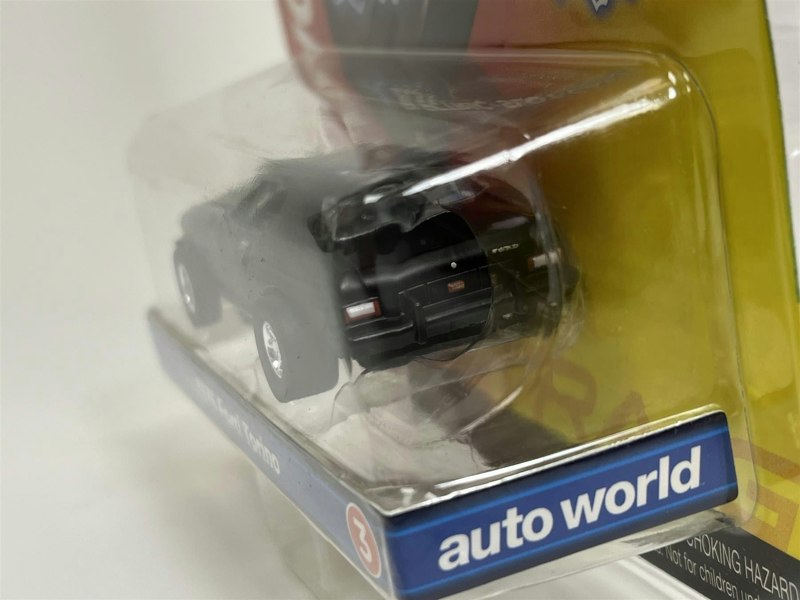 Auto World Slot Cars 1976 Ford Torino Matt Black HO Scale Slot Car X Traction Auto World SC368-3