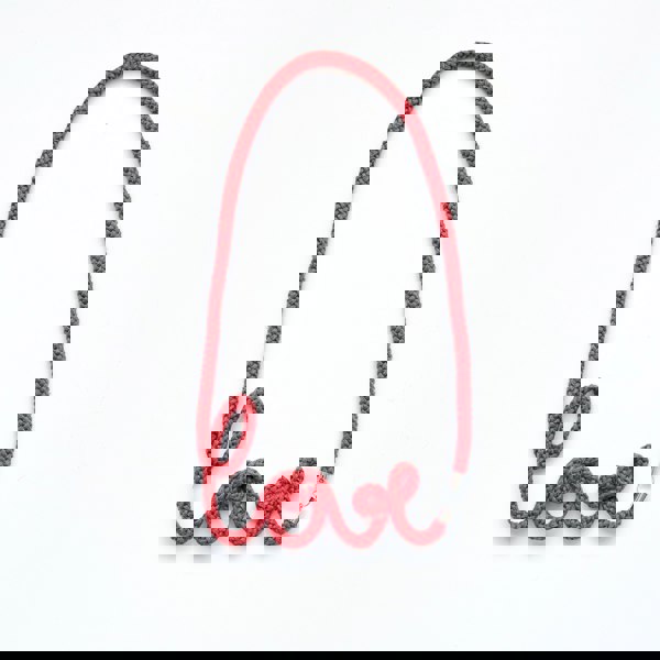 Red Love Word Necklace