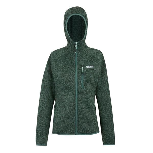 Regatta Womens/Ladies Newhill Hooded Fleece Jacket - Green Haze - 