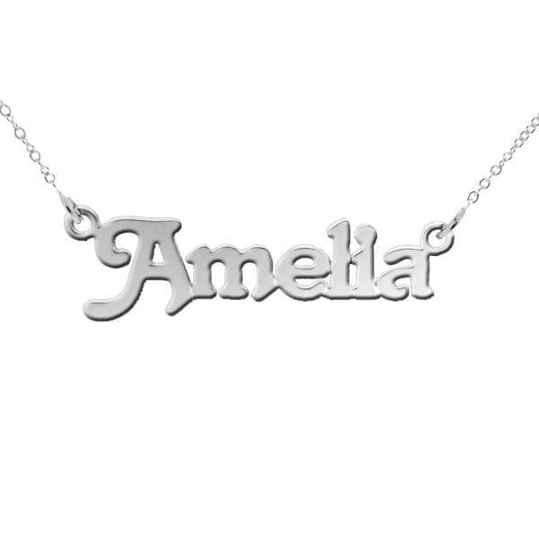 Christopher James of London Sterling Silver Terra Style Personalised Name Necklace