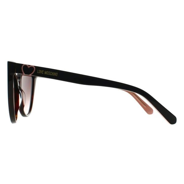 Love Moschino Sunglasses MOL043/S 086 HA Tortoise Red Brown Gradient