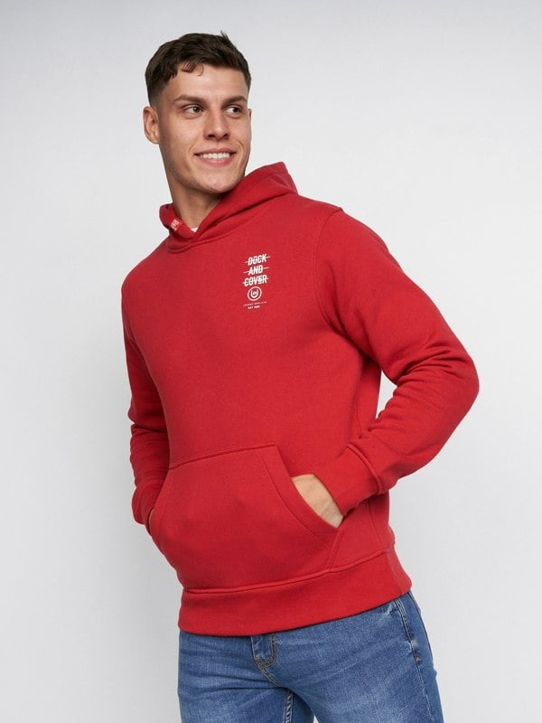 Duck and Cover Lenta Hoodie - Red