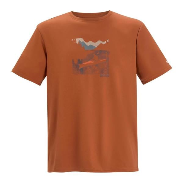 Regatta Mens Fingal Boat T-Shirt - Brick Red - 