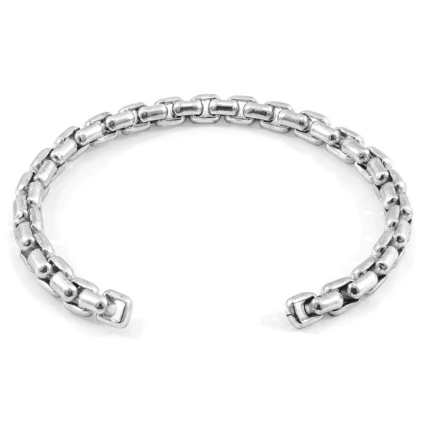 Anchor & Crew Moonraker Sail Silver Chain Bangle