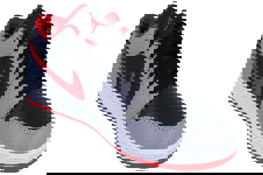 Nike Air Jordan 1 Low Mens Trainers 553558  060 - Black Fire Red Cement Grey 060 - Photo 3