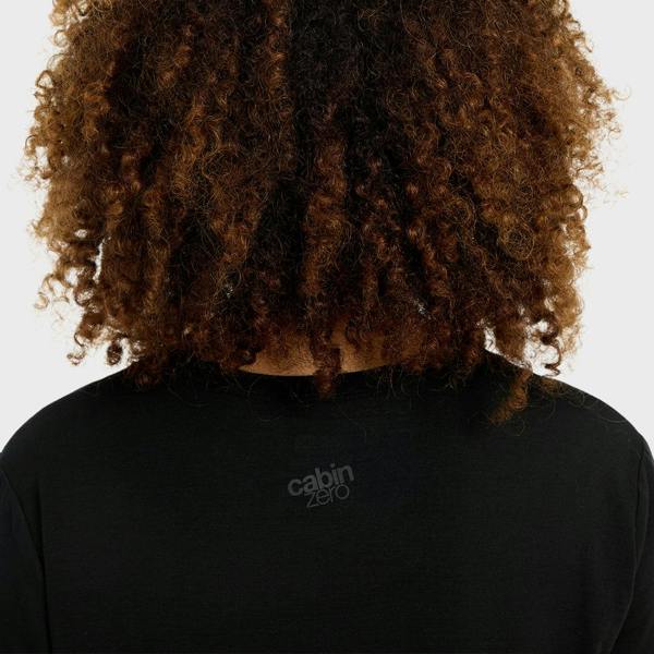 CabinZero Ultralight Travel T-shirt - Absolute Black