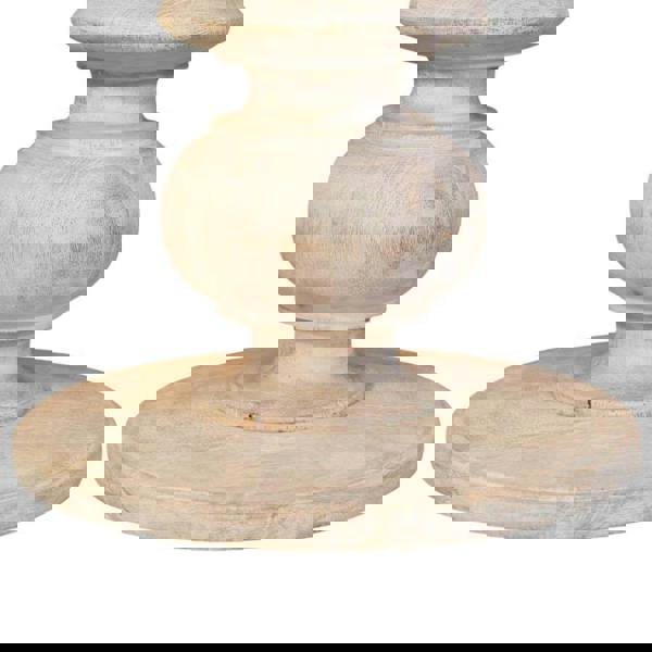 Artisan Furniture Solid Wood The Bellis Marble Accent Table