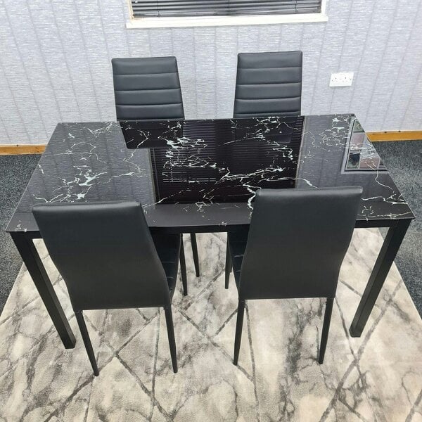 Kosy Koala Dining Table Set with 4 Chairs Dining Room, and Kitchen table set of 4
