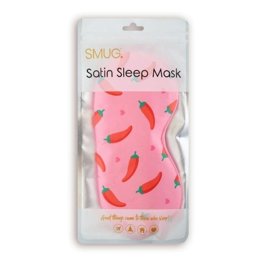 SMUG Satin Sleep Mask - Chilli Pepper Print