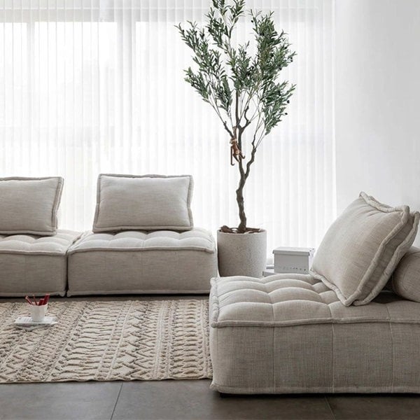 Borcem Singe Seater, Two Seater, Three Seater Sofa, Linen, Modular Sofa-Rit Concept-Rit Concept