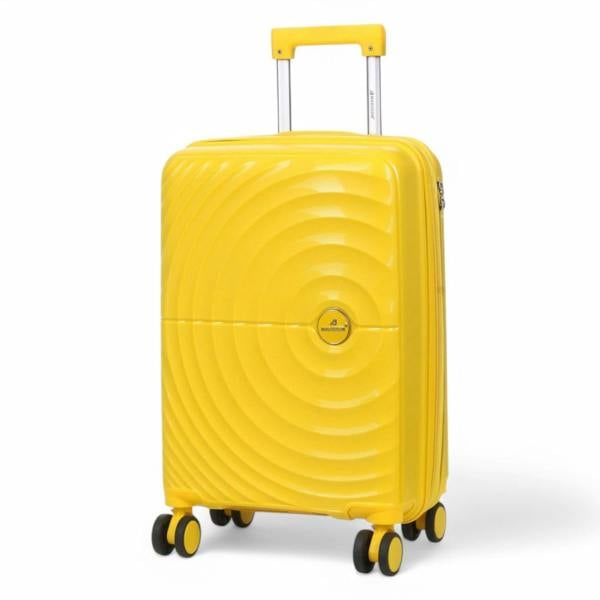 Snowball Hard Shell Cabin 55 x 37 x 22 cm PP Suitcase Luggage Suitable for Easyjet, Ryanair