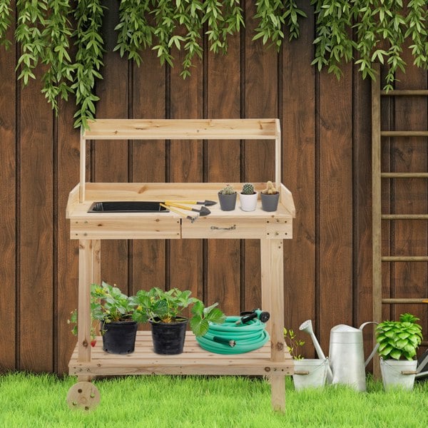 Potting Bench Table
