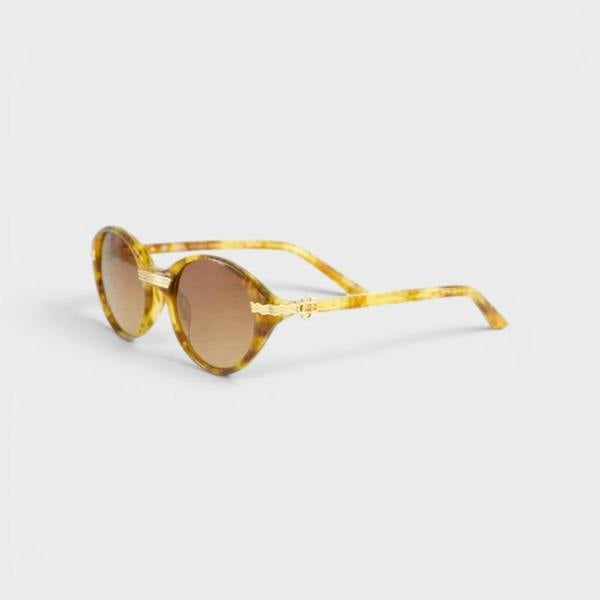 Casablanca Cannes Sunglasses Gold Brown